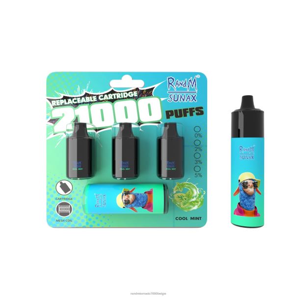 RandM Sunax 21000 vervangbaar vape-apparaat voor luchtstroomregeling 1 st frisse munt - RandM tornado vape smaken L0D2B265 RandM Sunax 21000 vervangbaar vape-apparaat voor luchtstroomregeling 1 st frisse munt - RandM tornado vape smaken L0D2B265