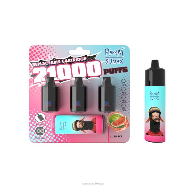RandM Sunax 21000 vervangbaar vape-apparaat voor luchtstroomregeling 1 st weelderig ijs - RandM vape 9000 Belgie L0D2B266 RandM Sunax 21000 vervangbaar vape-apparaat voor luchtstroomregeling 1 st weelderig ijs - RandM vape 9000 Belgie L0D2B266