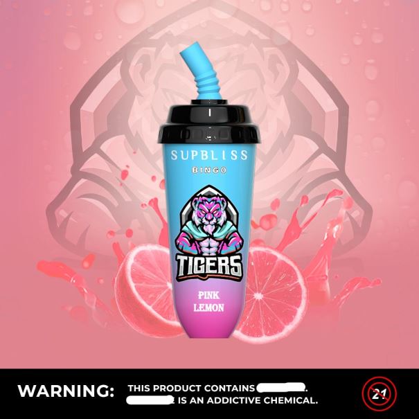 RandM Supbliss Bingo 8000 vape pod-apparaat 1 st roze citroen - tornado vape België L0D2B260 RandM Supbliss Bingo 8000 vape pod-apparaat 1 st roze citroen - tornado vape België L0D2B260